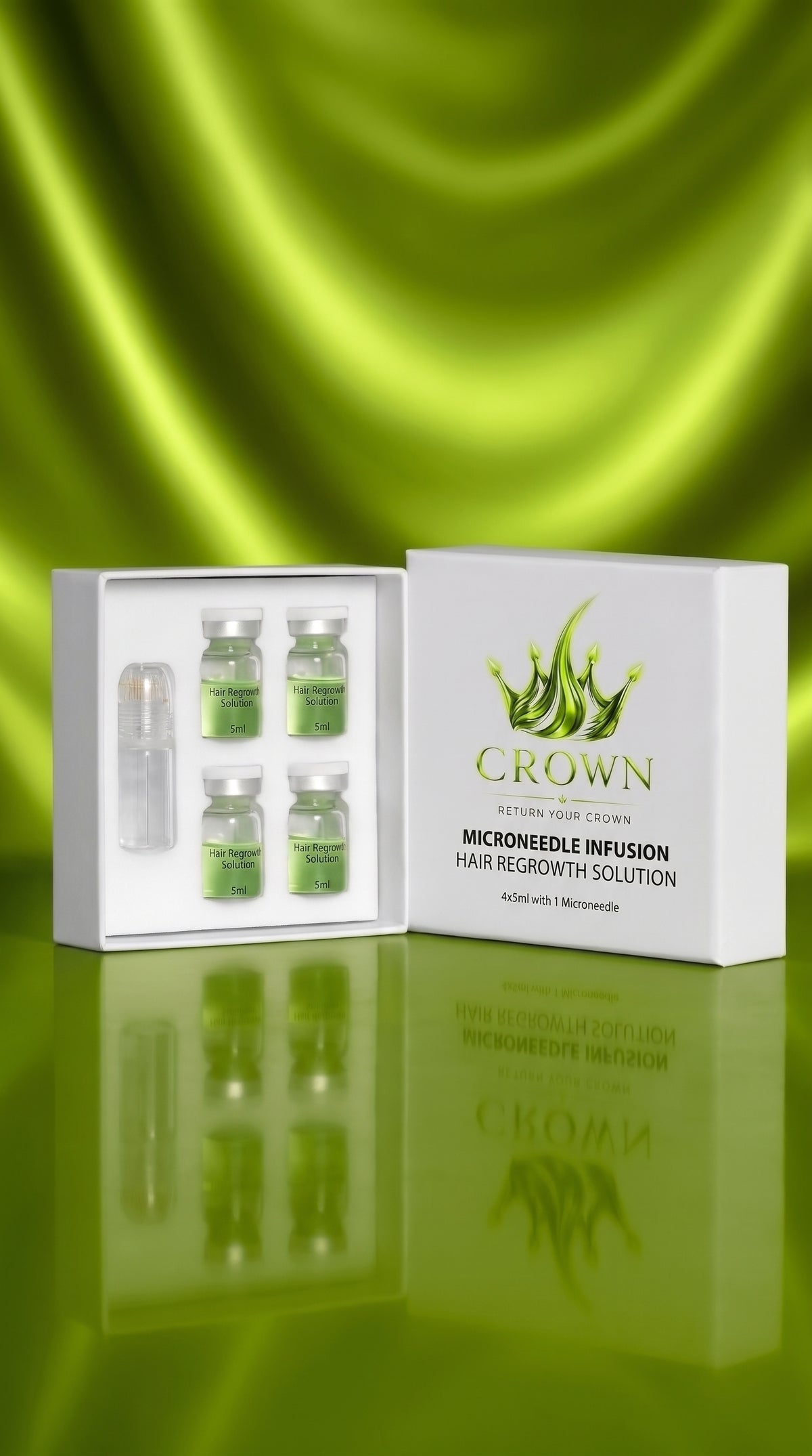 Microneedle Hair Regrowth Serum Set