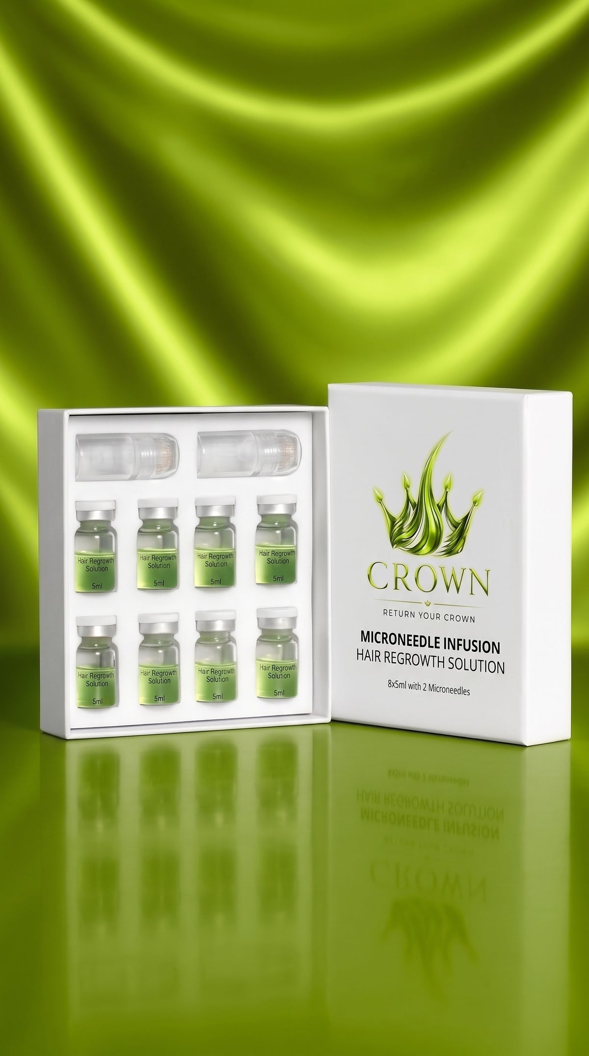 Microneedle Hair Regrowth Serum Set